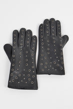 Load image into Gallery viewer, Eyelet Faux Leather Gloves
