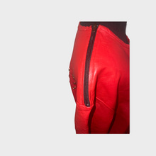 Load image into Gallery viewer, Faux Red Leather Shirt
