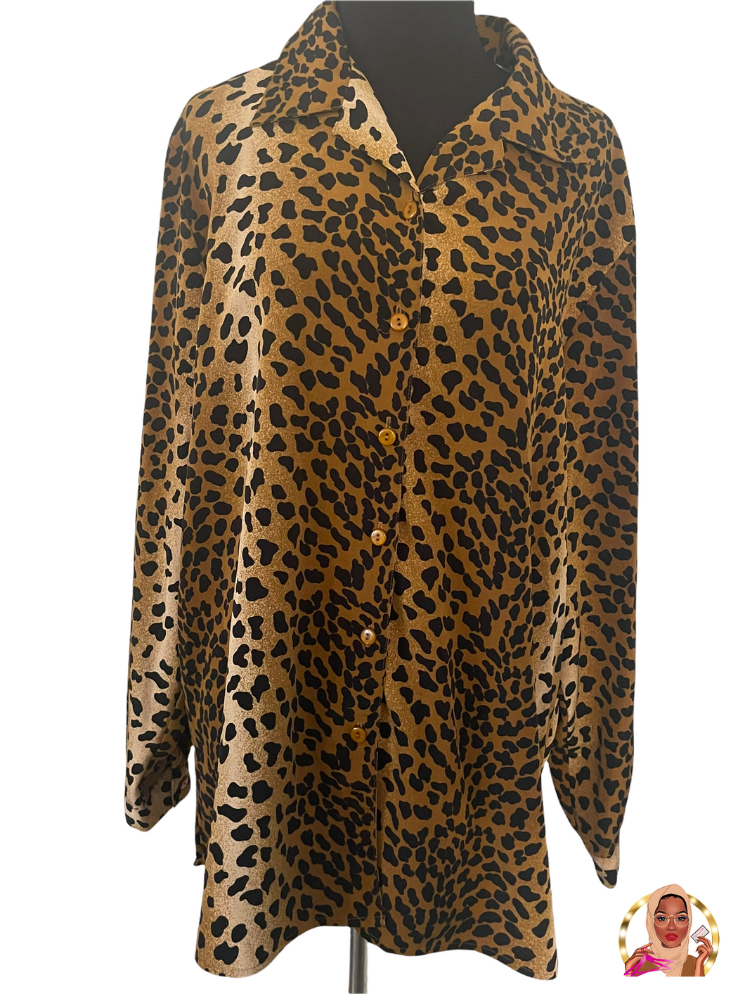 Vintage Leopard Print Shirt